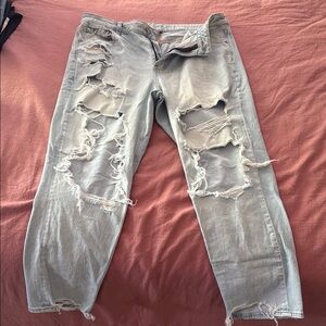 Distressed American eagle Jeans